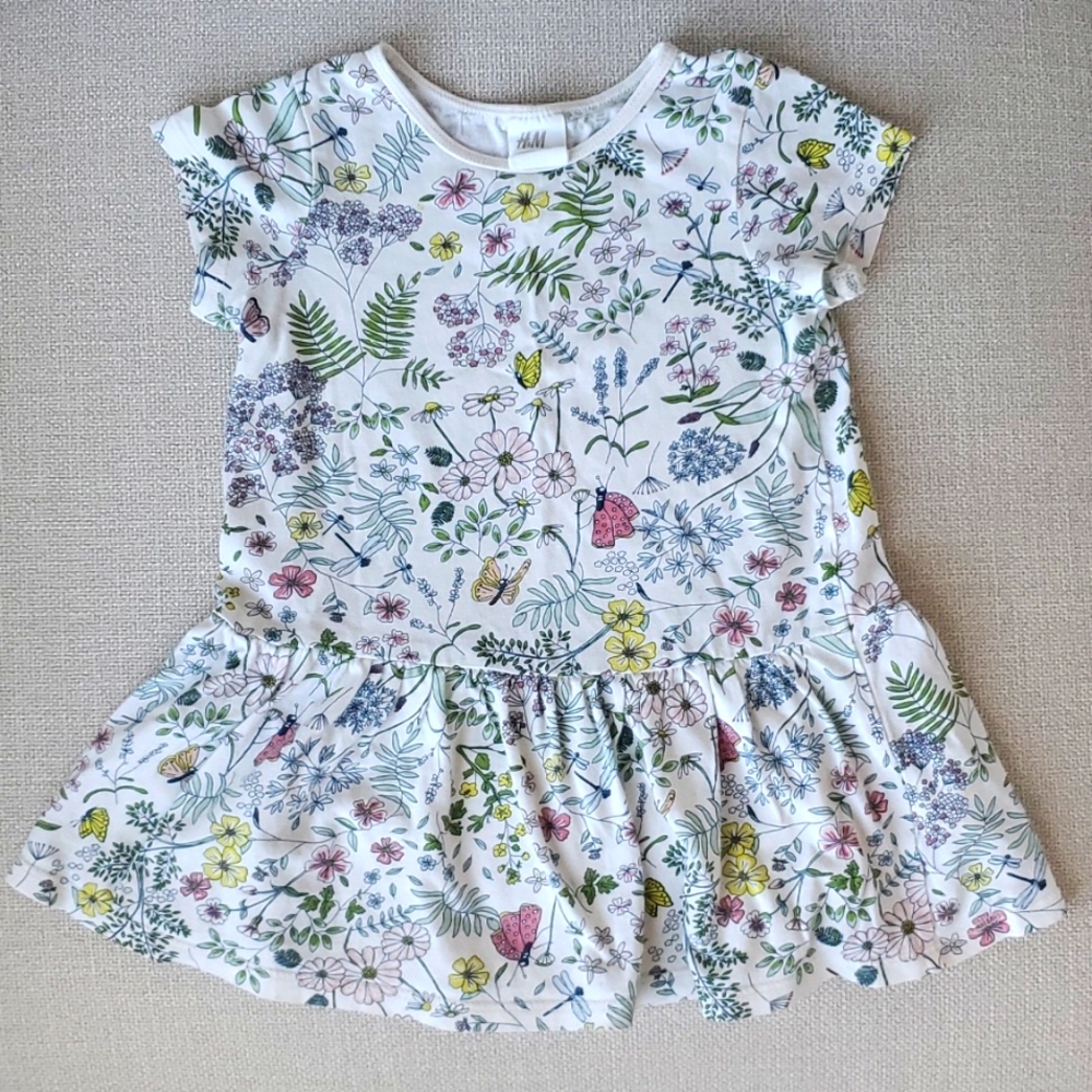 H&m play dress floral